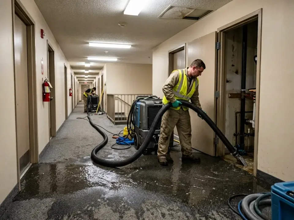 multi-unit-apartment-hallway-f-005 — frequently asked questions, Emergency Burst Pipe Water Extraction & Removal in South Bo…